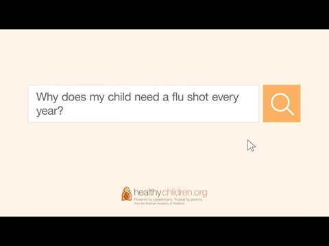 Mythbuster Immunization FAQ | Why does my child need a flu shot every year?