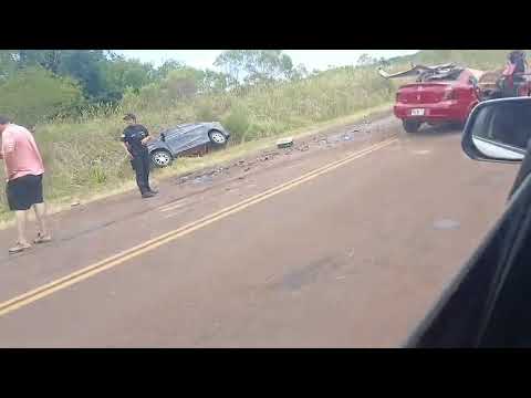 GRAVE ACCIDENTE EN BOMPLAND sobre Ruta 4 en Misiones. #noticias #policia #misionesargentina 