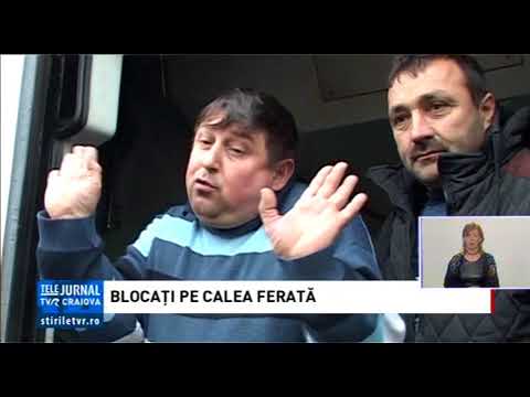BLOCAȚI PE CALEA FERATĂ