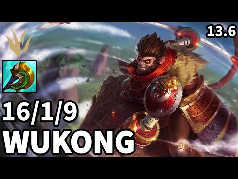 Wukong Jungle vs Kha'Zix - KR Grandmaster | Patch 13.6