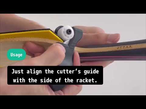 QLOP RUBBER CUTTER “2Q刃(tsukuba)” HOW TO #tabletennis #qlop