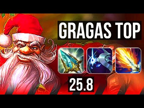 GRAGAS vs NASUS (TOP) | 9/1/5, Legendary, 500+ games | EUW Master | 25.8