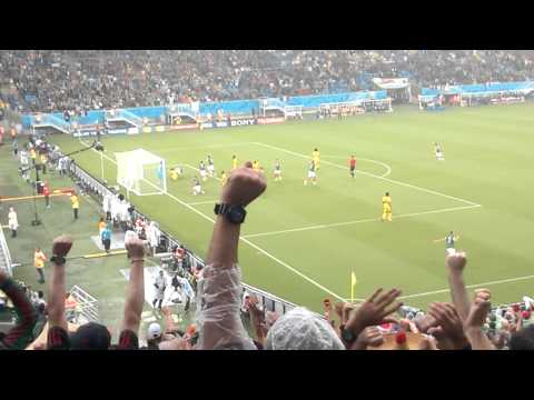 Gol mal anulado Giovani dos Santos. Copa del Mundo 2014 México vs Camerún