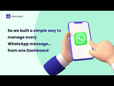 Introducing WhatsApp Messaging & Automation Platform by Trikon