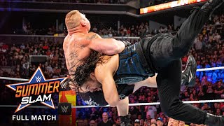 FULL MATCH - Brock Lesnar vs Roman Reigns - Univer