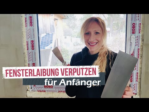 Plastering a window reveal - By and for beginners