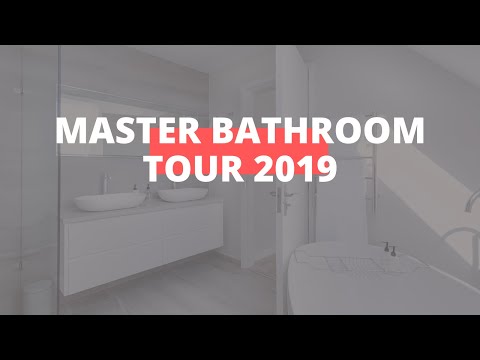 Bathroom Remodel | Master bathroom tour. Tile shower with great Interior design 2019