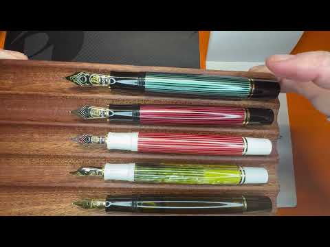 Comparing the Pelikan M200, M400, M600, M800 and M1000 pens.