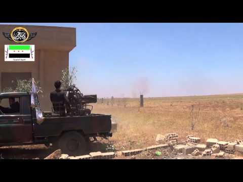 استهداف مطار الثعلة العسكري برشاش 23 من قبل لواء أحباب عمر