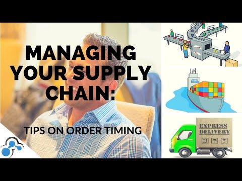 Ecommerce Tips: Managing Your Supply Chain and Order Timing
