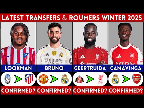 🚨 LATEST CONFIRMED TRANSFER AND RUMOURS WINTER 2026 | LOOKMAN, BRUNO, CAMAVINGA, GEERTRUIDA......