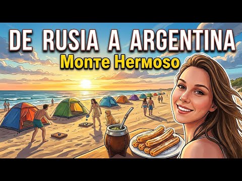 De Rusia a Argentina. VIAJAR por ARGENTINA: Nuestra experiencia en MONTE HERMOSO, playa Buenos Aires