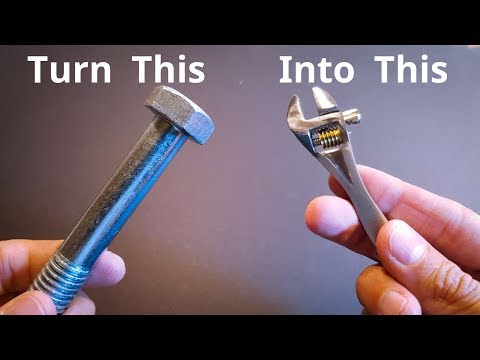 I Turn A Bolt  Into A Miniature  Adjustable spanner