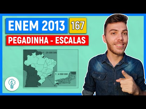🛑167 Enem 2013 - SCALES - The figure shows two maps, in which the state of Rio de Janeiro is seen