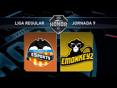 VALENCIA CF VS EMONKEYZ CLUB - #LoLHonor9 - Mapa 1 - Jornada 9 - T11
