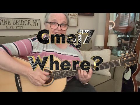 Cmaj7 Is WHERE? ** Learn Four Ways To Play It On Guitar **  (MacKenzie & Marr Guitar)  #guitar