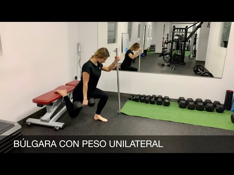 Sentadilla Bulgara - Variante Unilateral / Aislamiento