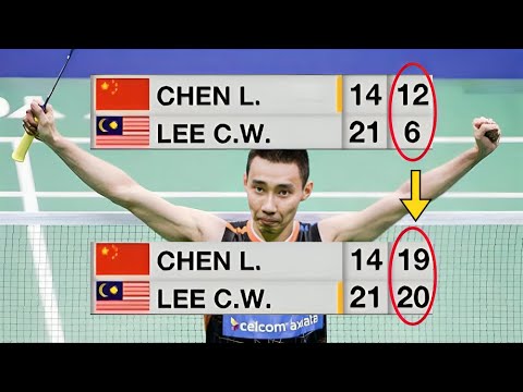 Lee Chong Wei's INSANE COMEBACK against Chen Long