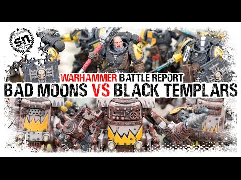 Warhammer 40,000 (Battle Report) - Black Templars vs Orks