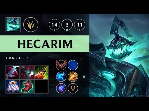 Hecarim Jungle vs Pantheon - EUW Grandmaster Patch 25.S1.3