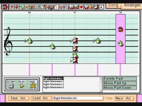 Mario Paint - Eight Melodies (MOTHER)