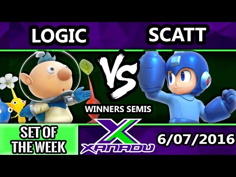 S@X 154 - VGBC | Logic (Olimar) Vs. Scatt (Megaman) SSB4 Winners Semis - Smash Wii U - Smash 4