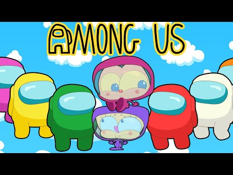 Mongo e Drongo bebês em Among Us Mira HQ - Among Us em Desenho Animado com Mongo e Drongo