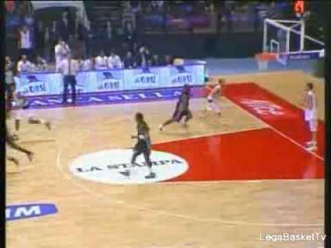 Highlights della partita di basket Angelico Biella - Solsonica Rieti (15 Marzo 2009)