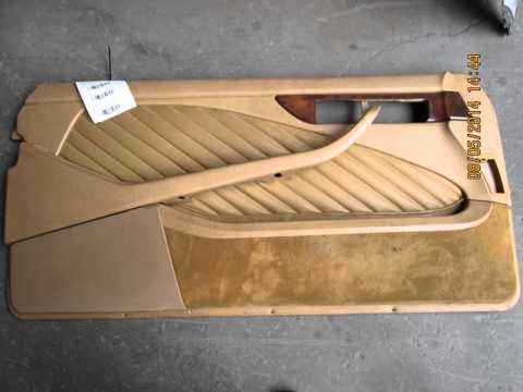 1989 Mercedes 560SEC Front door trim panel / liner LH PEANUT BUTTER 126TYPE - mbiparts.com Us... OEM