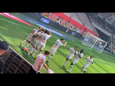 NICE 0-3 OM : Le But de Nuno Tavares et la célébration de Guenzoudi