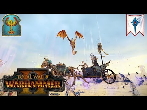 Arkhan the Dank! - Tomb Kings vs High Elves | Total War Warhammer 2 Quick Battle