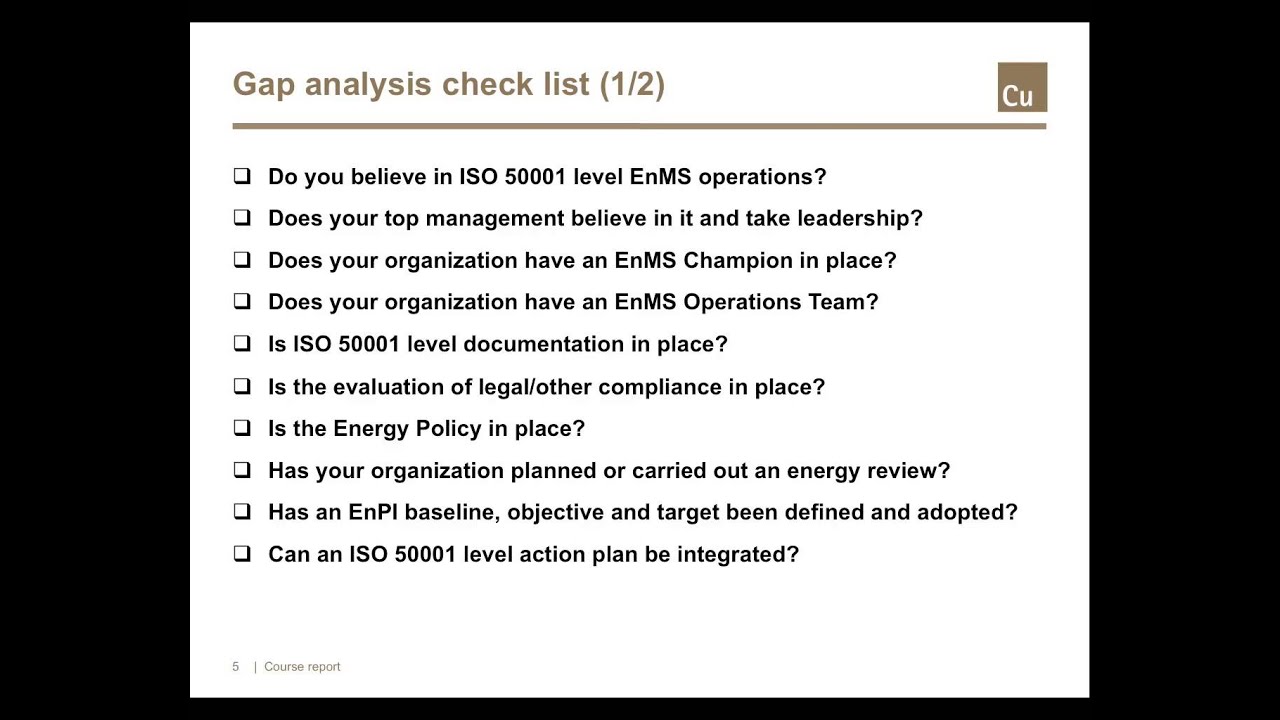 Energy Management Foundation Training - Module 57