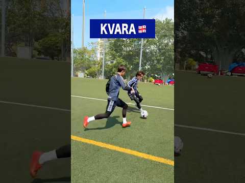 TRY KVARA SKILL to SCORE!! #shorts #football #soccer #footballskills #soccerskills