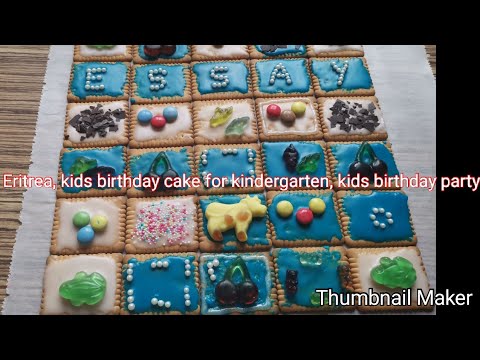 Eritrea##😋🍰🍩 kids birthday cake /school ,🍰😋 kindergarten or kids birthday party