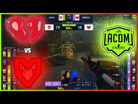 ERSIN & adeX + 00Prospects vs MOUZ NXT | WePlay Academy League S4 - HiGHLiGHTS | CSGO