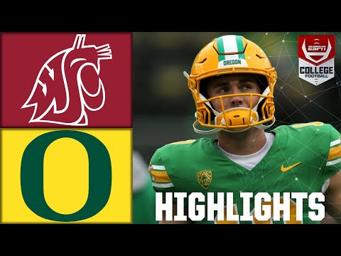 Washington State Cougars vs. Oregon Ducks | Full Game Highlights