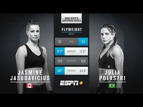 FREE FIGHT | Jasmine Jasudavicius Avoids Four Takedowns to Secure the Win | DWCS Season 5