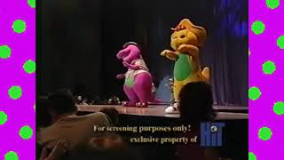 Barney if all the raindrops song from Barney&#39;s Colorful World Live! (My Version)