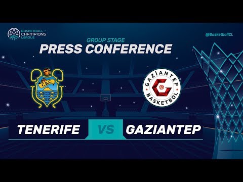 Iberostar Tenerife v Gaziantep - Press Conference - Basketball Champions League 2017-18