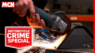 Bike security video special: Angle grinder VS chains and a ground anchor | MCN