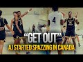 STOP HACKING Aj Dybansta CRASHED Out In Canada Utah Prep Full Game Highlights