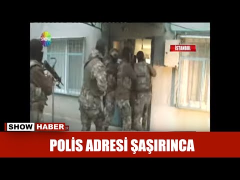 Polis adresi şaşırınca