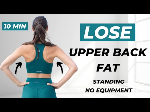 10 MIN STANDING UPPER BACK FAT WORKOUT | No Equipment!
