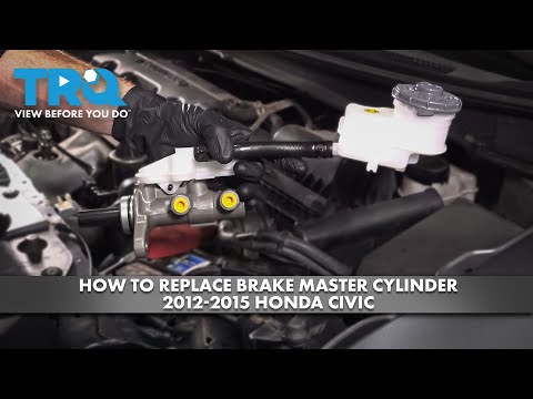 How to Replace Brake Master Cylinder 2012-2015 Honda Civic