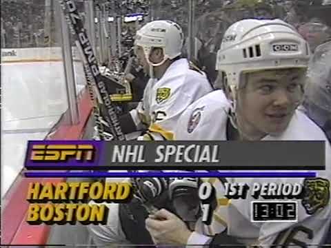 NHL  Nov.27/1992  Hartford Whalers - Boston Bruins