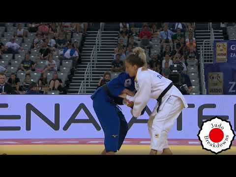 Judo Womens U52 Distria Krasniqi vs. Uta Abe Grand Slam Zagreb 2022 Finals