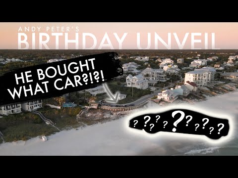 Birthday Unveil (HE BOUGHT WHAT CAR?!?!) | ANTHONYSWORLD