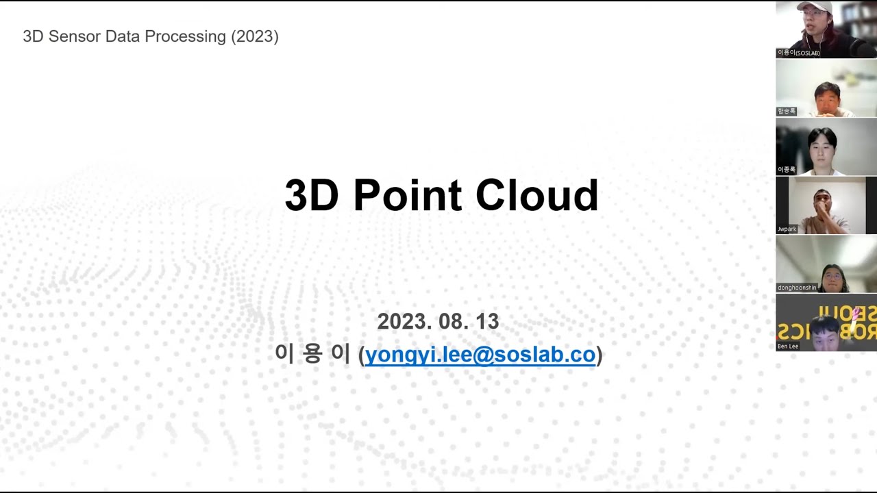 3D Point Cloud Data Processing