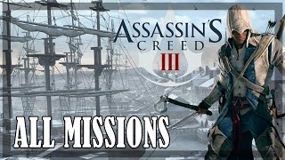 Assassins Creed 3 - All Missions  Full Game