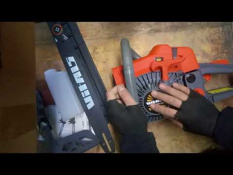 Видео Бензопила VITALS BKZ 4518n 15" распаковка